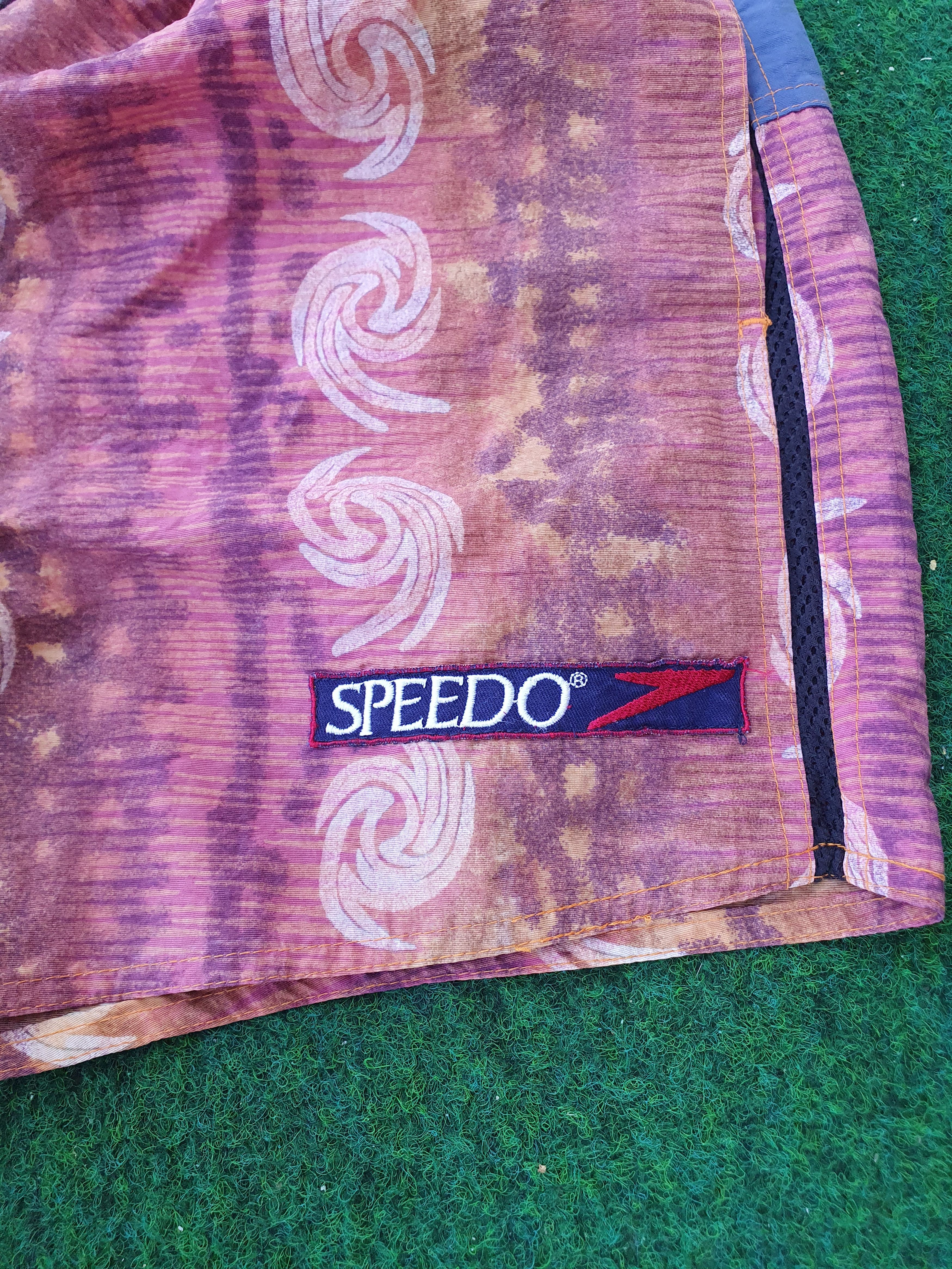 Speedo Speedo Spellout Vintage Swim Shorts Trunks Waist 33 cm Size US 30 / EU 46 - 3 Thumbnail
