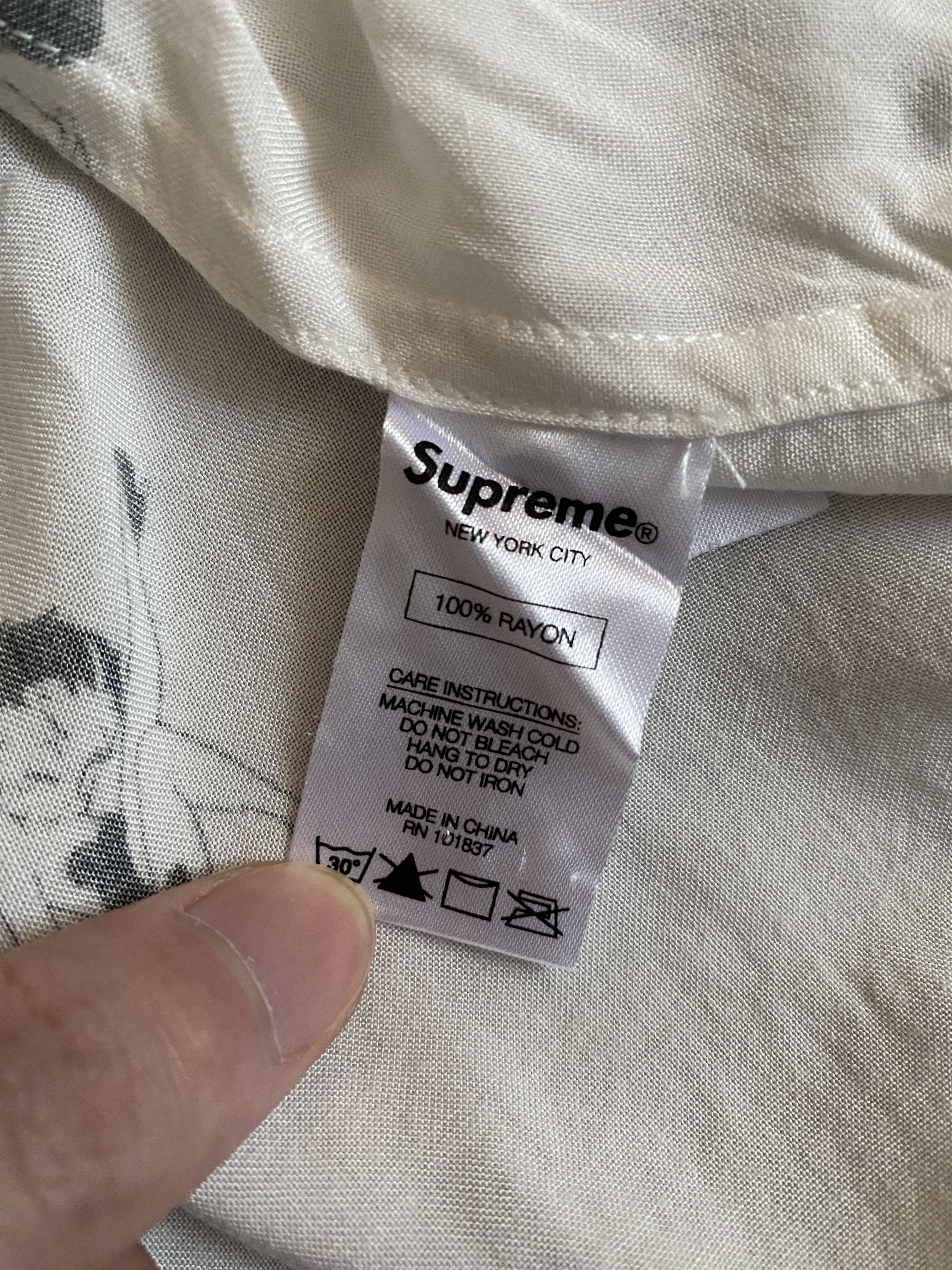 Supreme Betty Boop Rayon Shirt SS16 Size US M / EU 48-50 / 2 - 5 Thumbnail