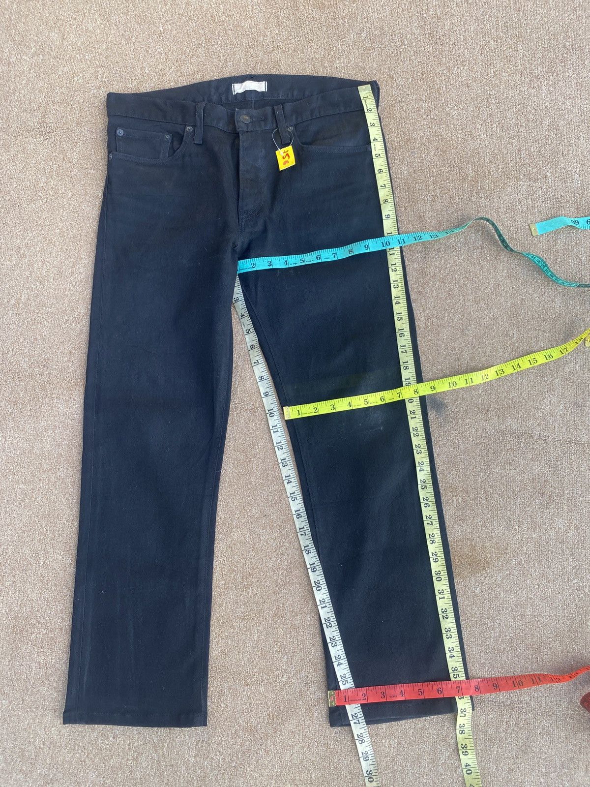 14th Addiction × Jun Takahashi × Uniqlo Vintage uniqlo super black skiny denim Size US 32 / EU 48 - 4 Thumbnail