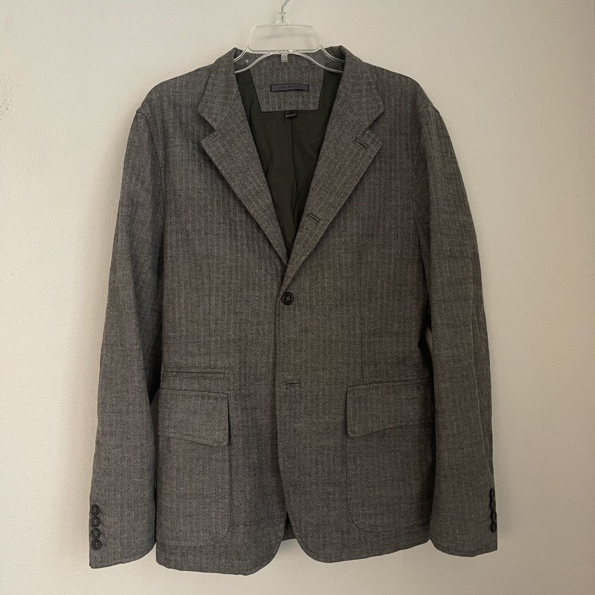 John Varvatos Collection Button Front Blazer Jacket