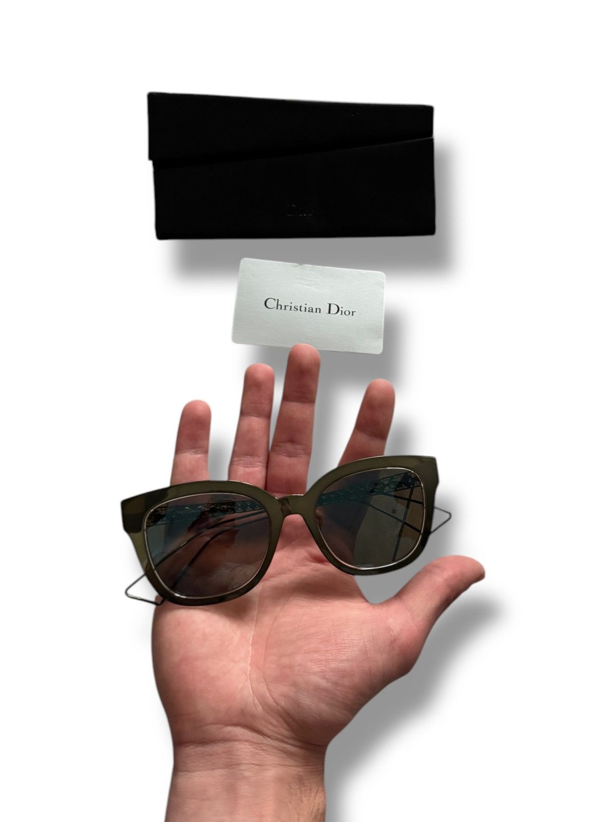 Christian Dior Monsieur × Dior × Vintage Vintage Dior Diorama 1 Sunglasses Size ONE SIZE - 3 Thumbnail