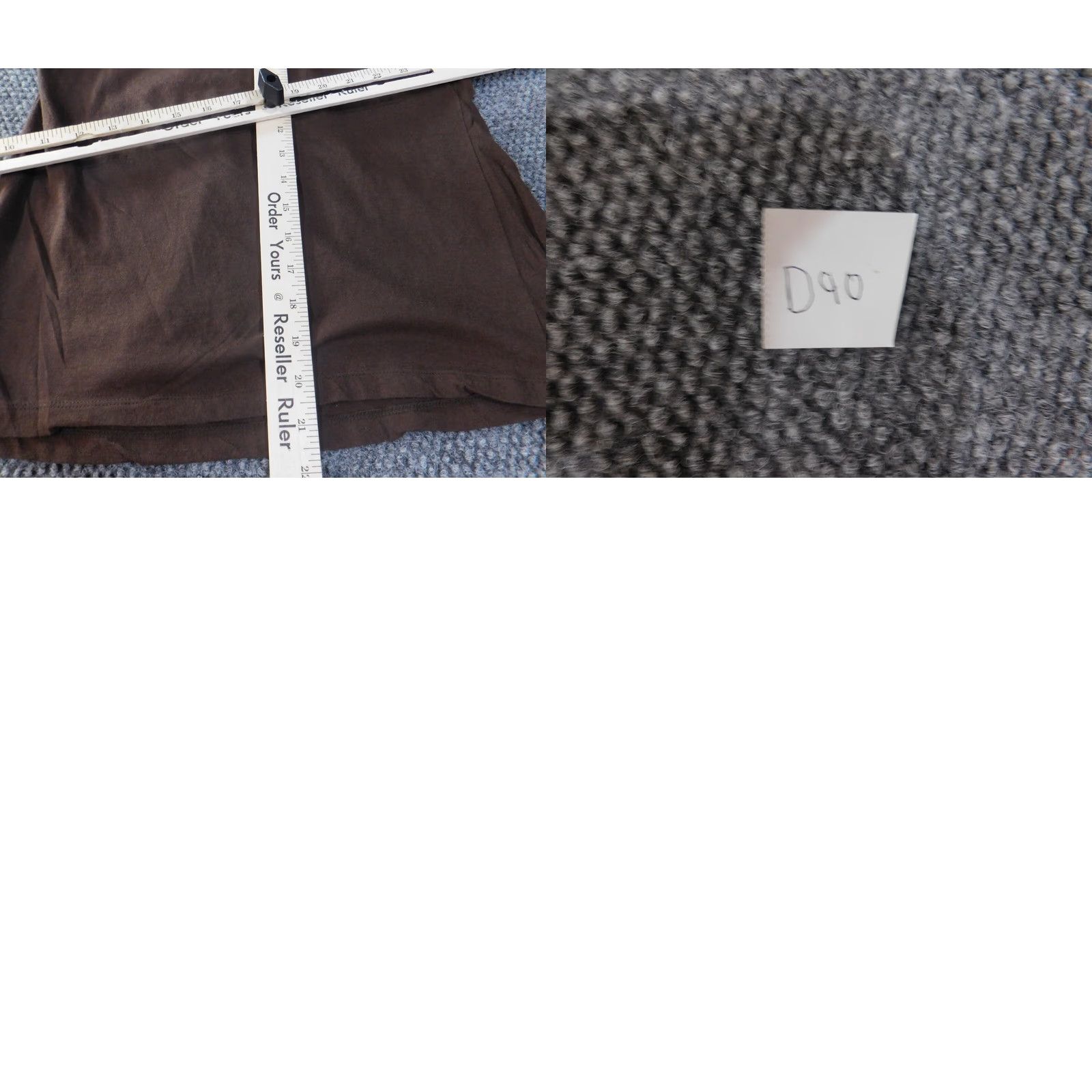 Jones New York Jones New York Blouse Shirt Short Sleeve Round Neck Cotton Stretch Brown S Regular Womens Cap Sleeve Pullover Casual Basic Vintage No Size S / US 4 / IT 40 - 9 Thumbnail
