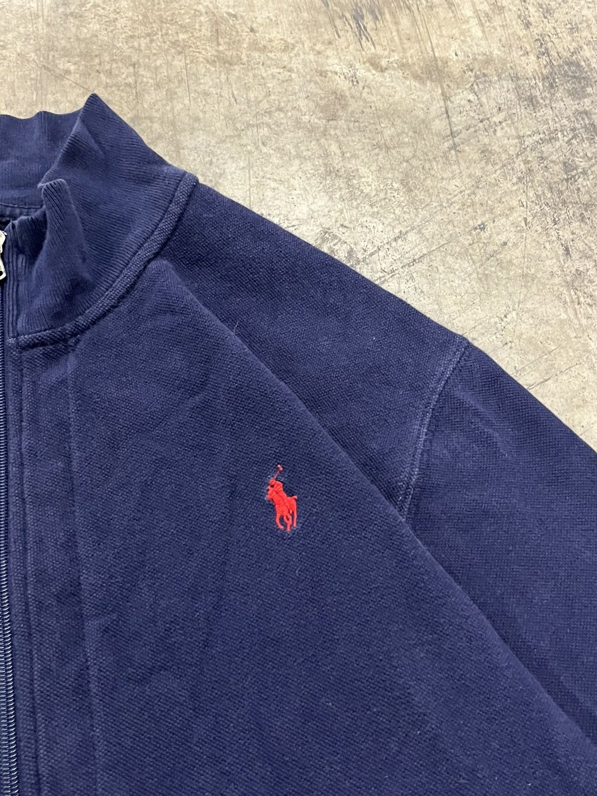 Polo Ralph Lauren × Vintage Polo Ralph Lauren vintage zip up sweatshirt preppy hype fall Size US XXL / EU 58 / 5 - 7 Thumbnail