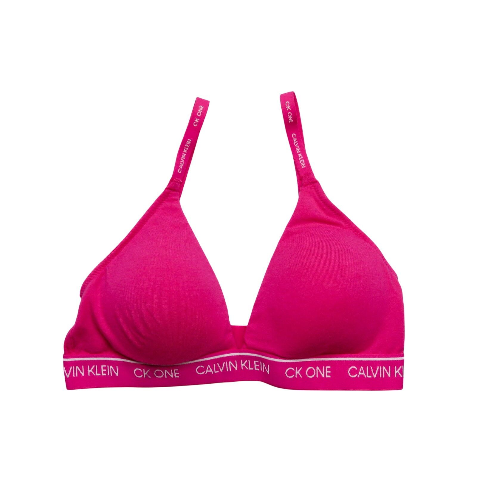 Calvin Klein Calvin Klein CK ONE Hot Pink Triangle Bra Size Small Size S / US 4 / IT 40 - 2 Thumbnail