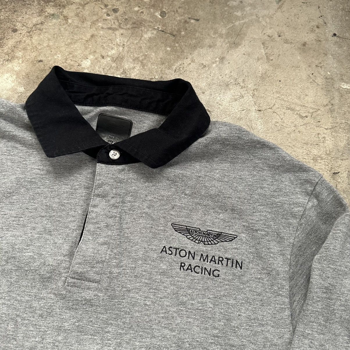 Hackett × Vintage Vintage Hackett Aston Martin Racing Longsleeve Sweatshirt Size US L / EU 52-54 / 3 - 4 Thumbnail