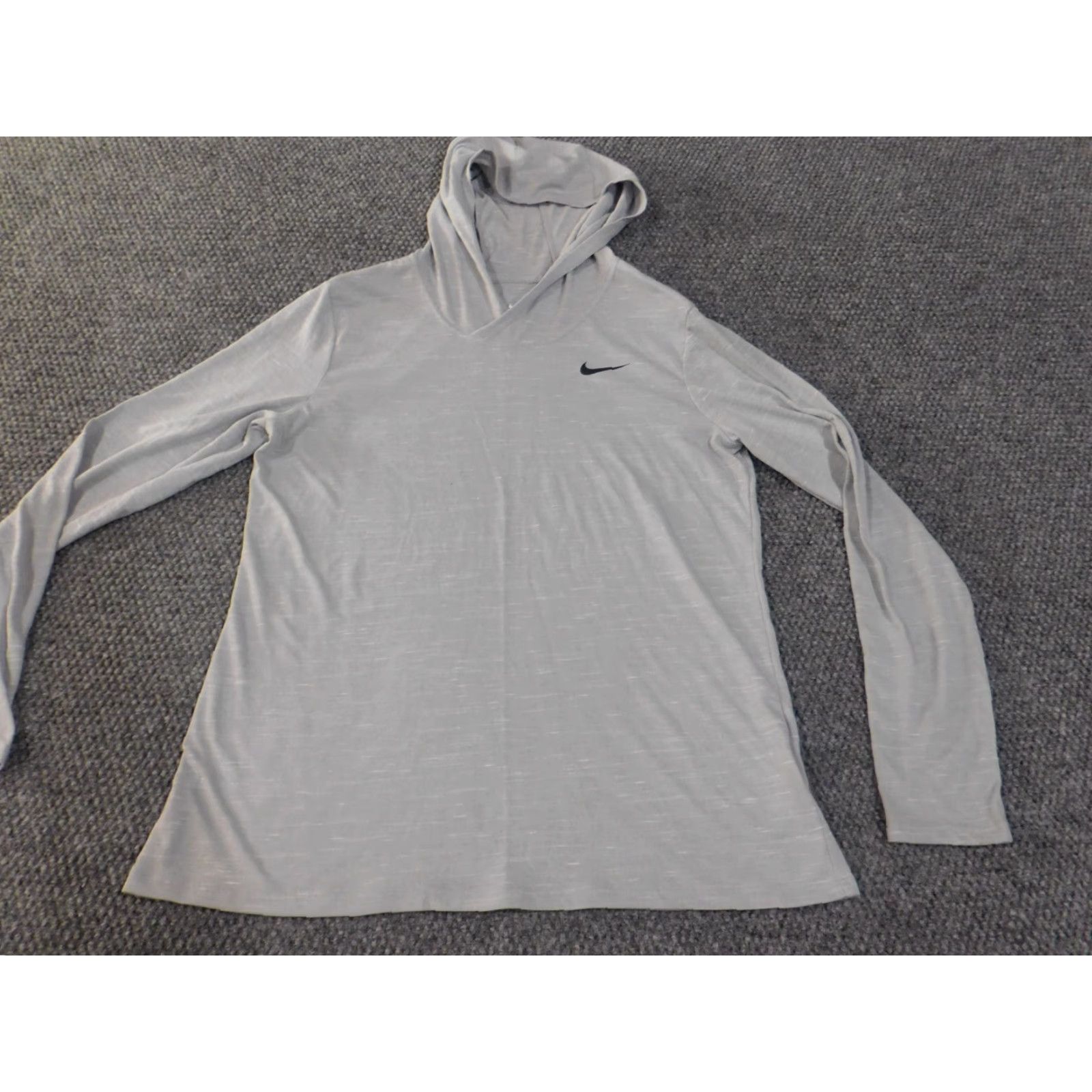 Nike Nike Hoodie Women M gray Dri-Fit lightweight pullover running slim long sleeve casual Size M / US 6-8 / IT 42-44 - 4 Thumbnail