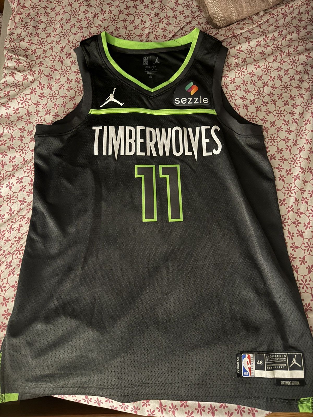 NBA Naz Reid Minnesota Timberwolves 2024-25 Statement Jersey Size US M / EU 48-50 / 2 - 1 Thumbnail
