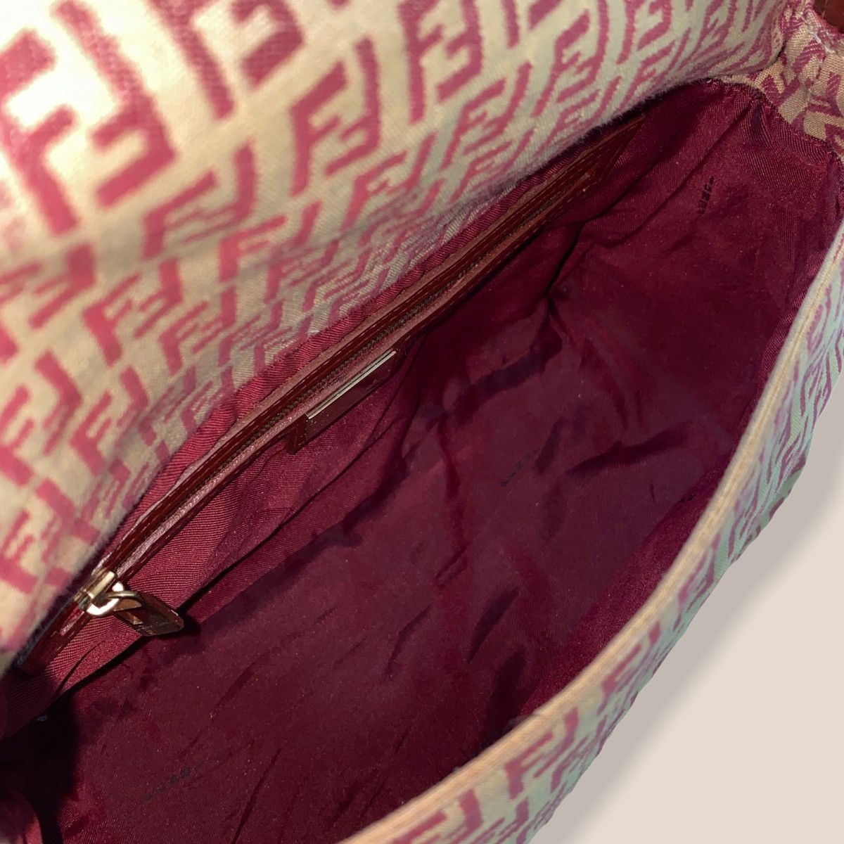 Fendi AUTHENTIC FENDI MAMMA ZUCCHINO BAGUETTE SHOULDER HANDBAG Size ONE SIZE - 16 Thumbnail