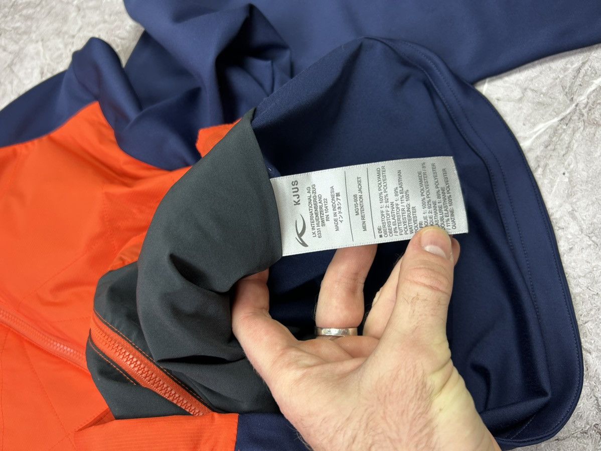 KJUS Orange Polyamide Zip Up Jacket Size 50 M Size US M / EU 48-50 / 2 - 8 Thumbnail