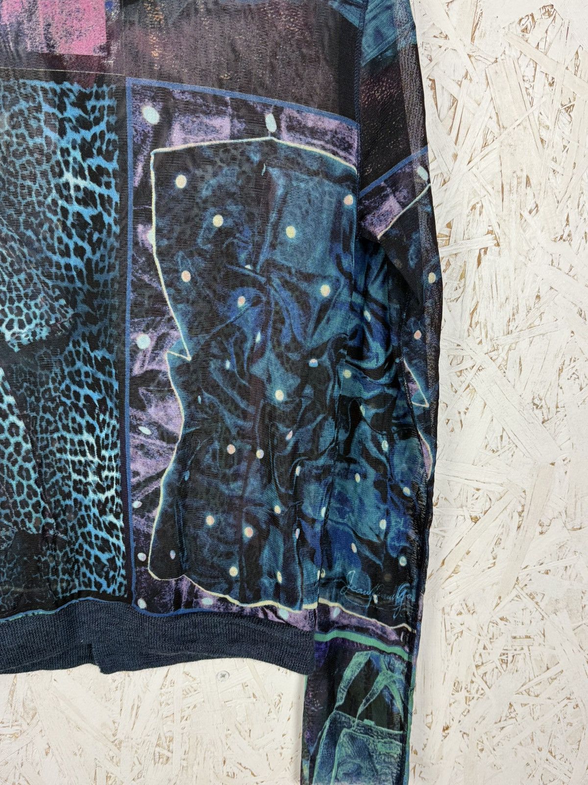 Jean Paul Gaultier Vintage Jean Paul Gaultier Femme Powernet Mesh Cardigan Size S / US 4 / IT 40 - 8 Thumbnail