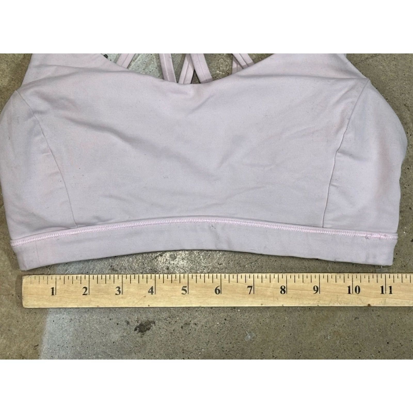 Lululemon Lululemon Free To Be Seeene Sports Bra Women’s XS S Light Purple Strappy Workout Size ONE SIZE - 4 Thumbnail