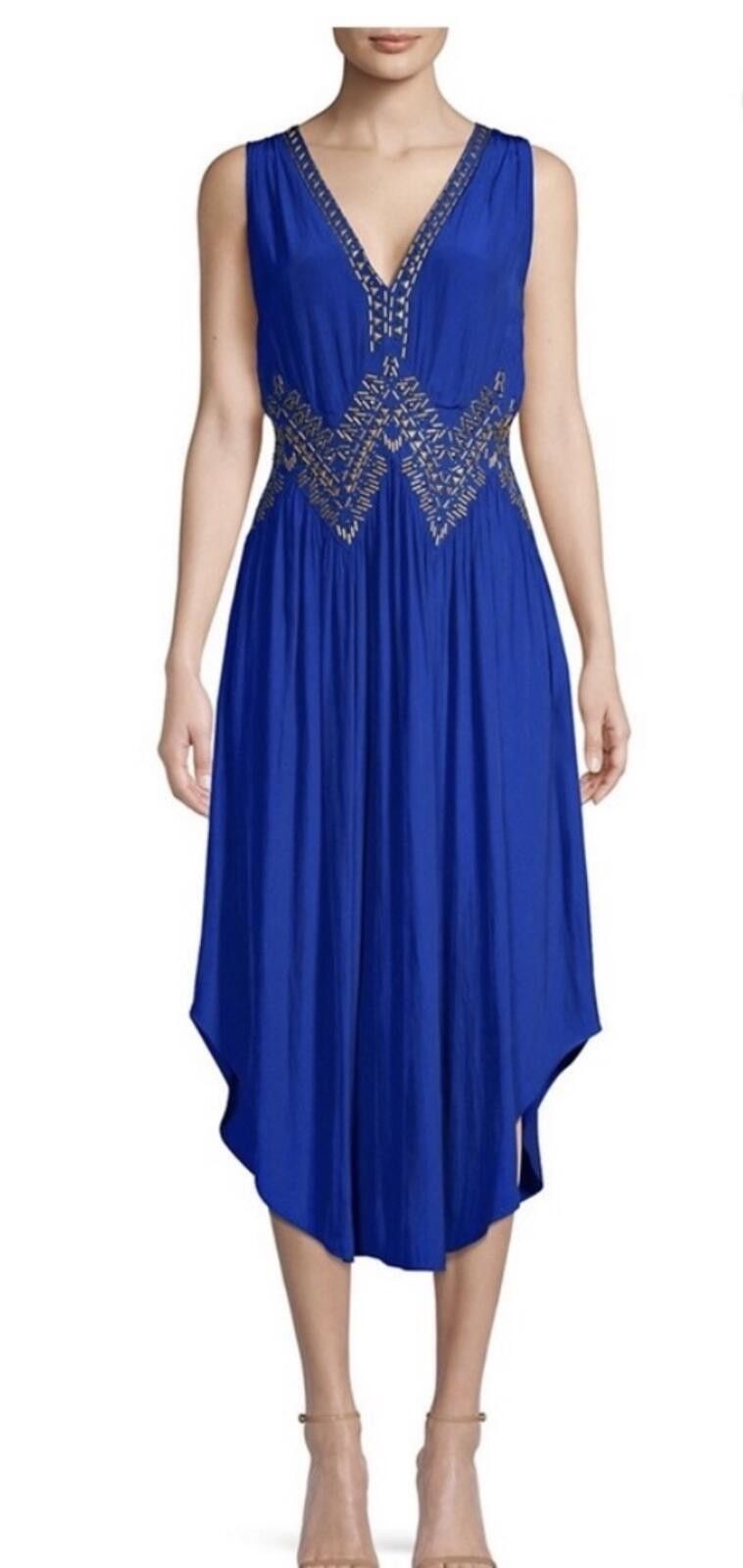 Other Ramy Brook Demi Dress in Azure Blue - Size 8 - Boho Chic Size M / US 6-8 / IT 42-44 - 1 Thumbnail