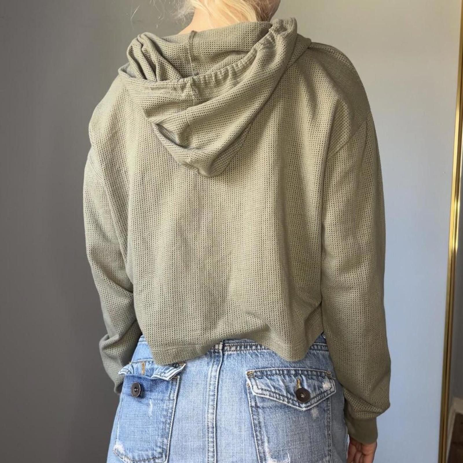 Other Victoria's Secret PINK Women's Green and Khaki Hoodie Size S / US 4 / IT 40 - 2 Thumbnail