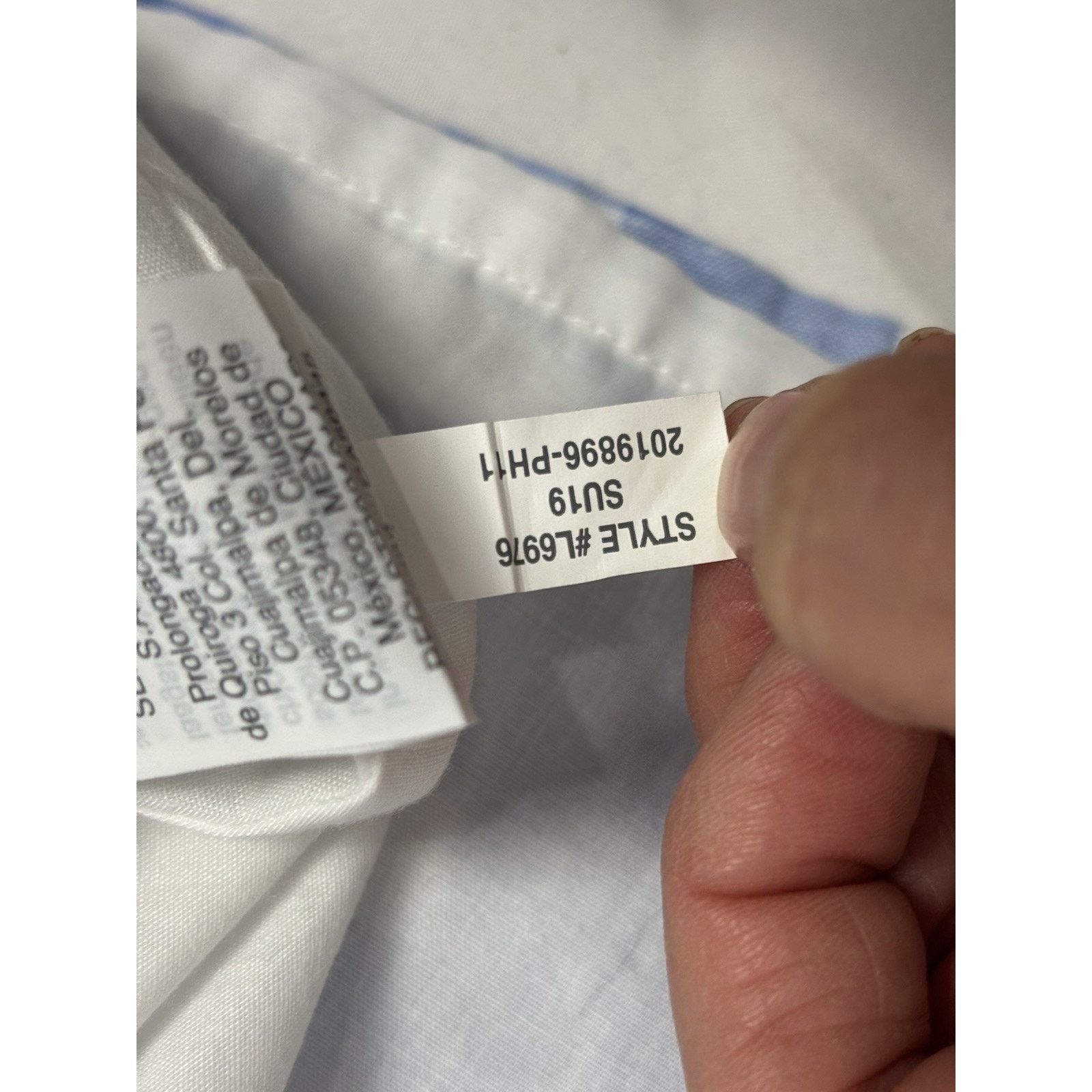J.Crew J. Crew Dress Blue White Gingham Print Button Front Linen 0 Size XS / US 0-2 / IT 36-38 - 9 Thumbnail