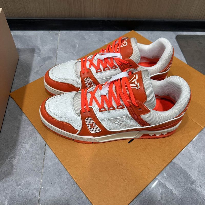 Louis Vuitton Louis Vuitton Trainer Low Top Fashion Sneakers -2508 Size US 9.5 / EU 42-43 - 1 Thumbnail