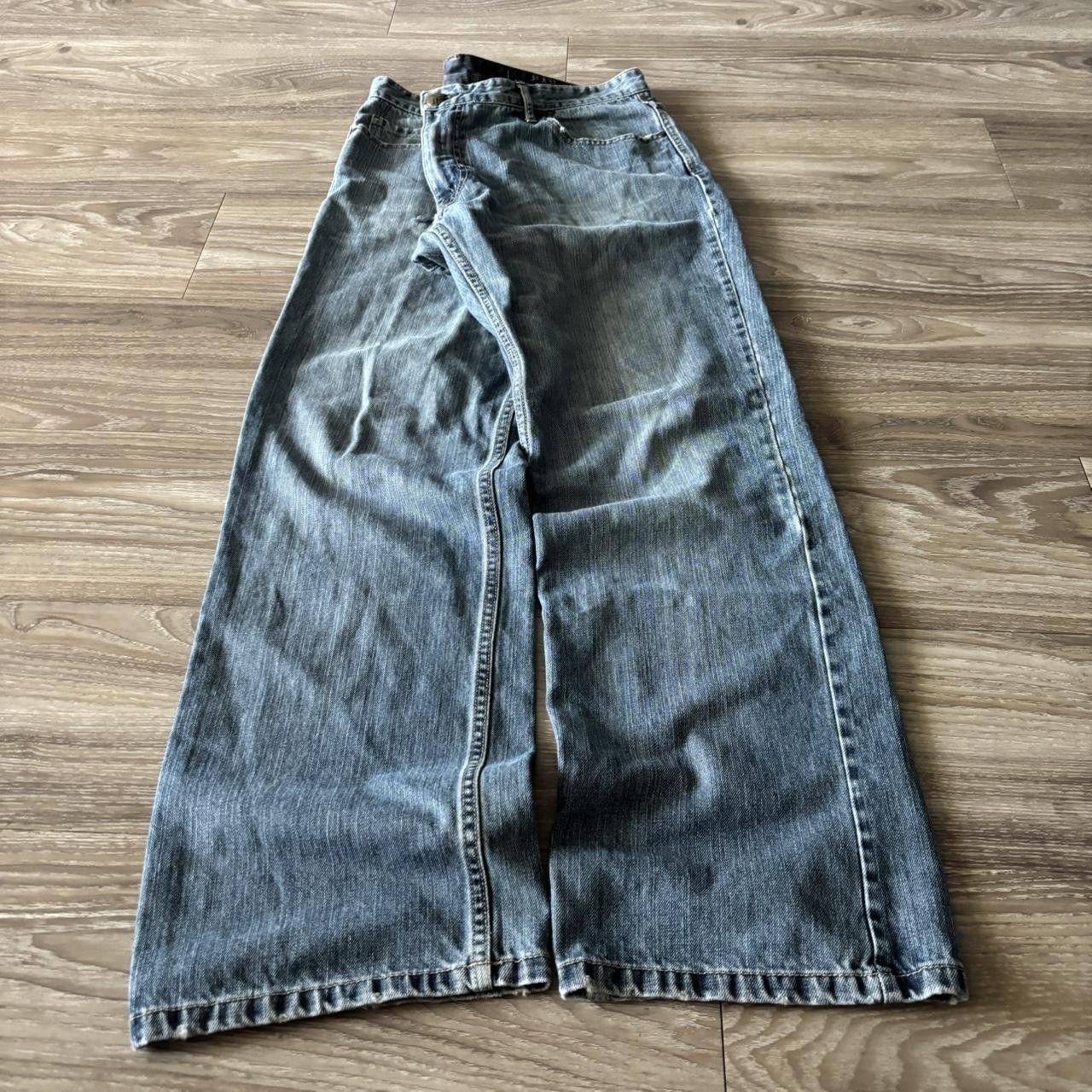 Vintage Crazy Vintage Y2K/2000s Grunge Dark Wash Denim Jeans! 38x32 Size US 38 / EU 54 - 3 Thumbnail