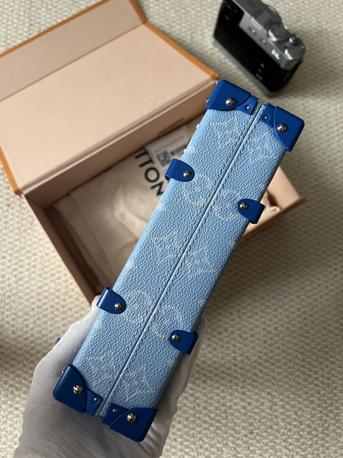 Louis Vuitton Wallet Trunk Louis Vuitton Limited Blue Trunk Size ONE SIZE - 12 Thumbnail