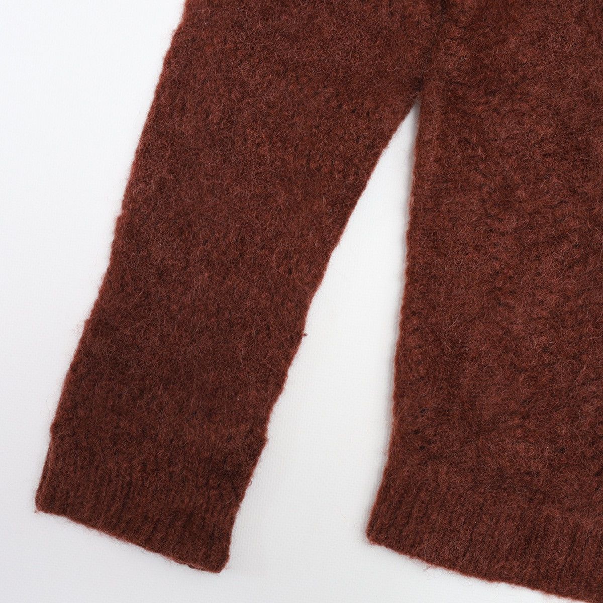 Sezane Sezane Kid Mohair Sweater Open V neck Size S / US 4 / IT 40 - 5 Thumbnail