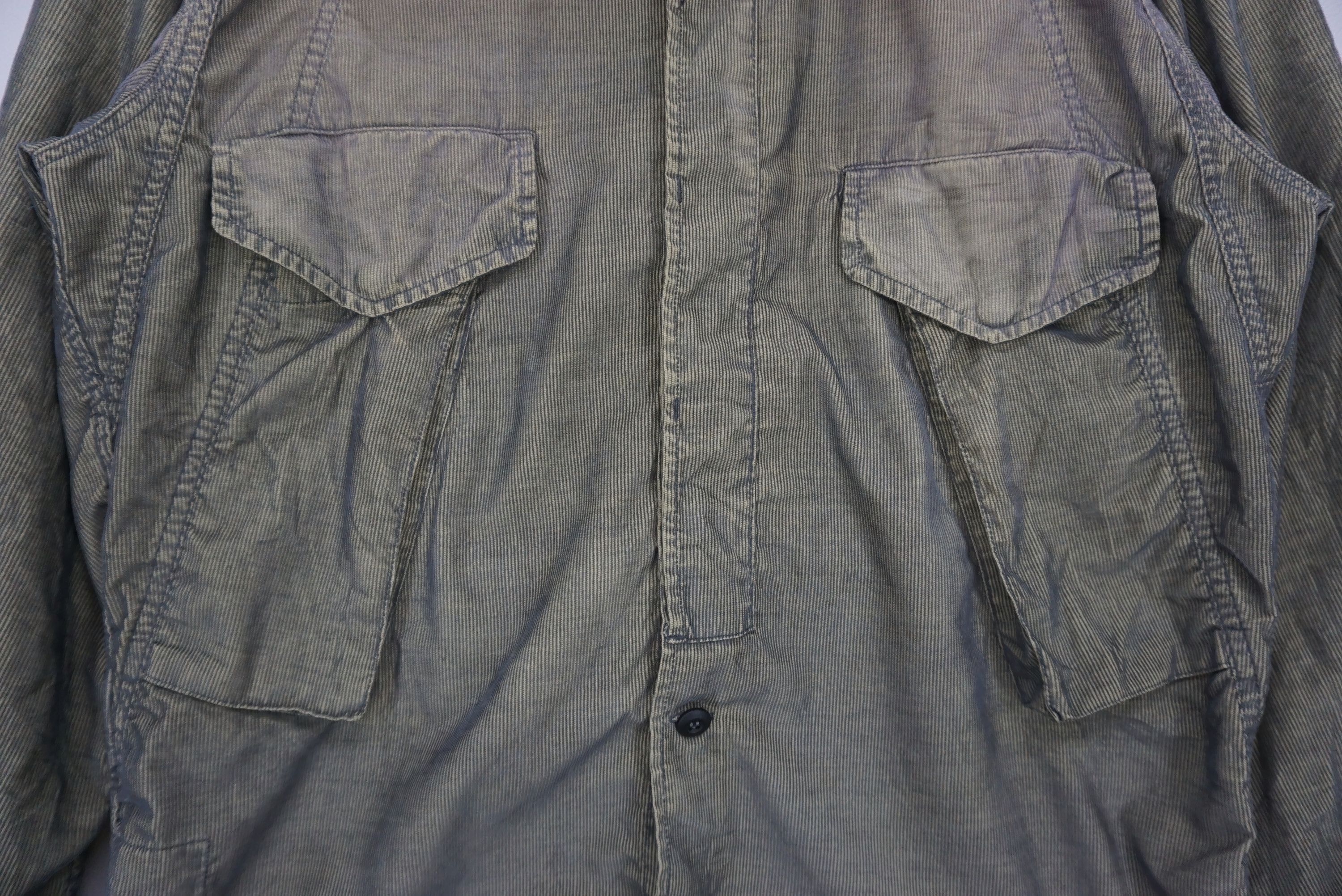 Mason's Iridescent Shirt Patchwork Twill Fabric Made in Italy Size US L / EU 52-54 / 3 - 4 Thumbnail