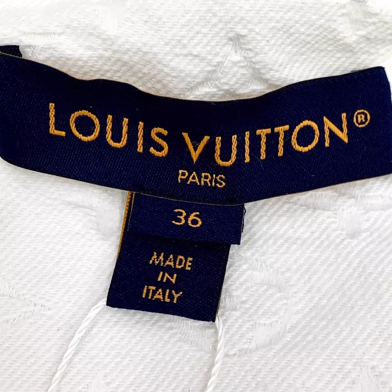 Louis Vuitton Louis Vuitton 23 white logo cotton zippered long-sleeved d Size XS / US 0-2 / IT 36-38 - 7 Thumbnail