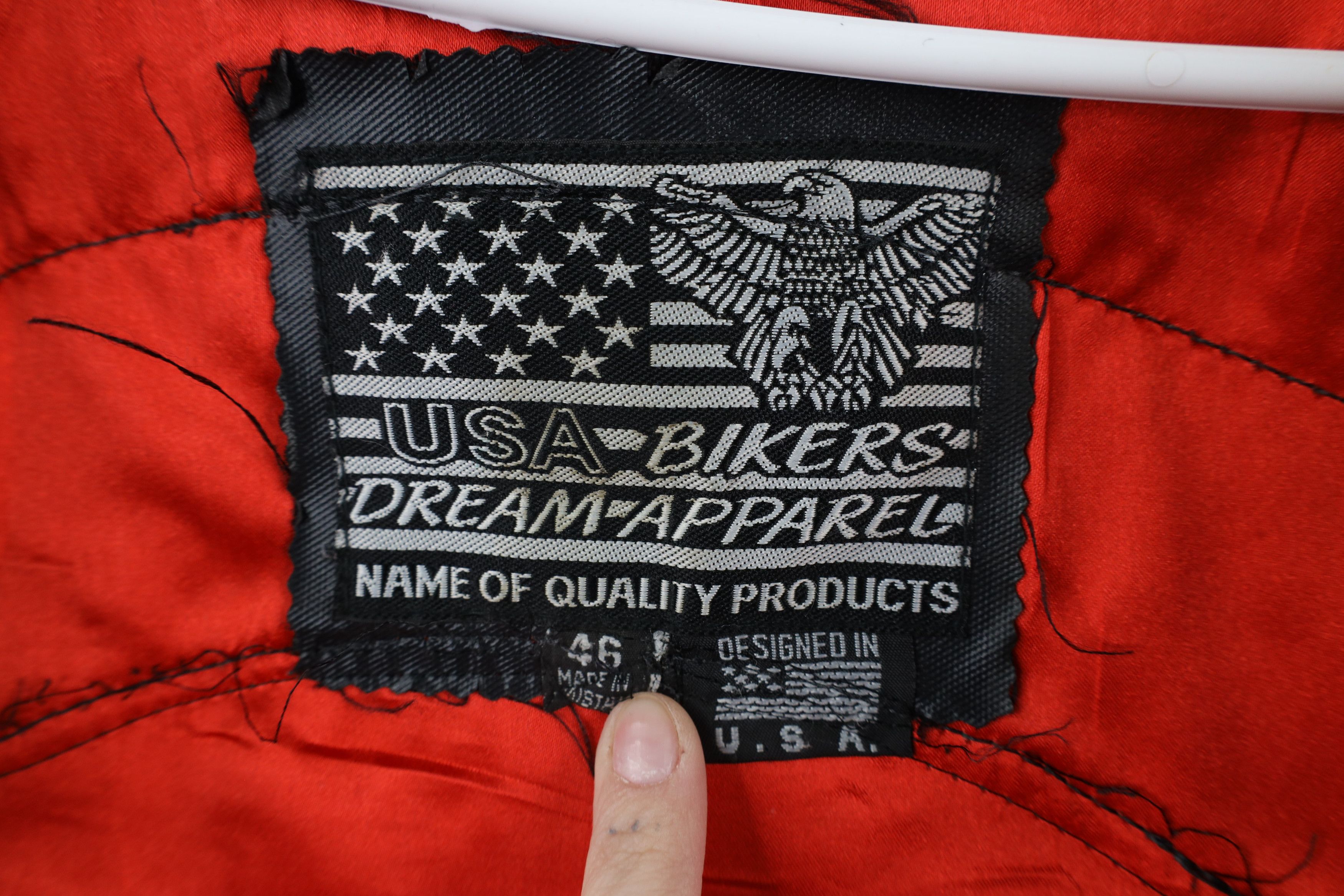 Vintage Vintage 90s Streetwear Brotherhood of Bikers Leather Vest Size US XL / EU 56 / 4 - 11 Thumbnail