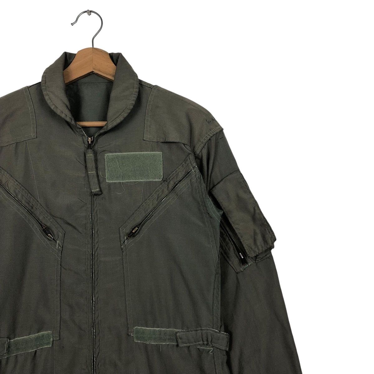 Vintage 📌Vtg Military Overall Reproduction Air Force Buzz Ricksons Size US 34 / EU 50 - 7 Thumbnail
