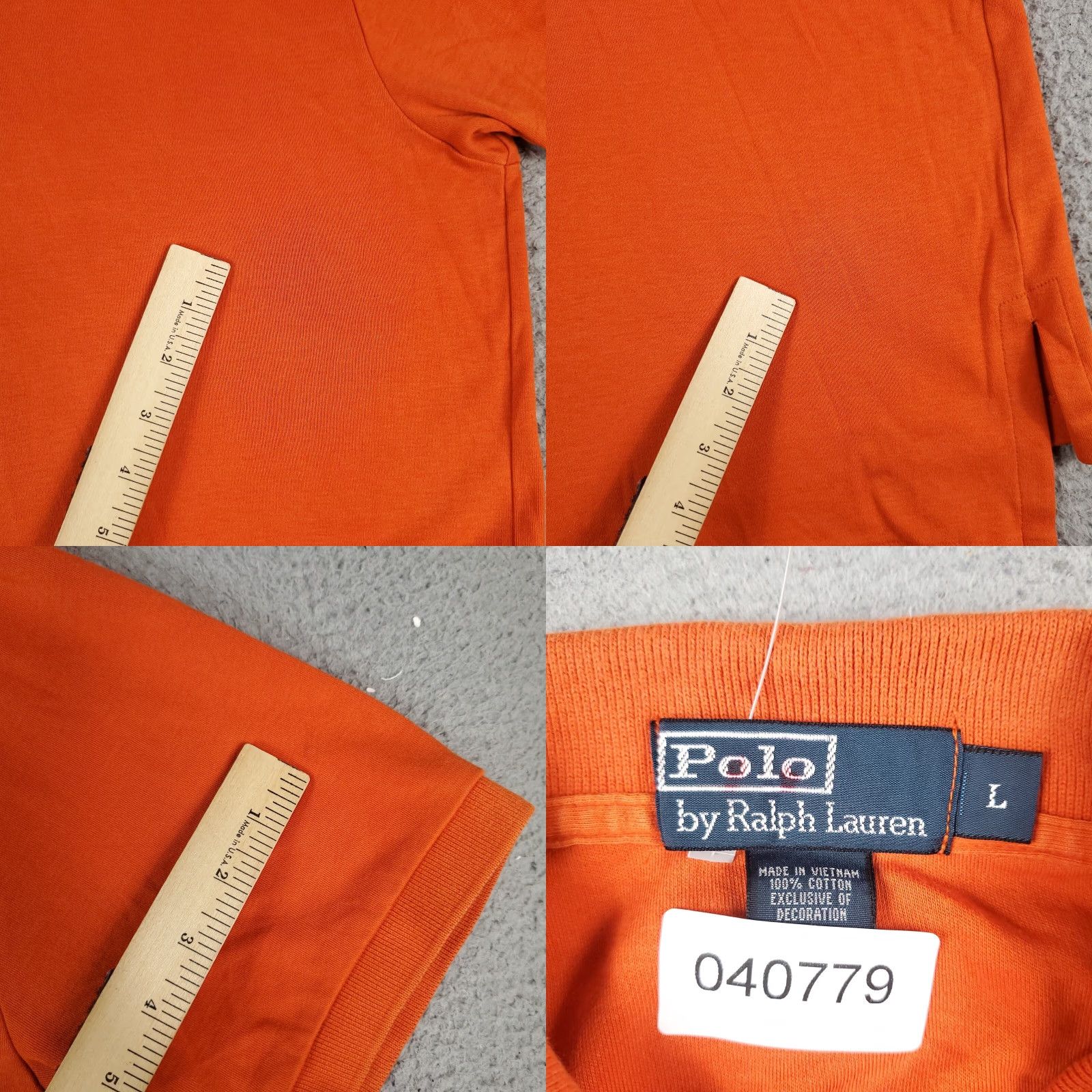 Ralph Lauren Ralph Lauren Polo Shirt Mens L Orange Pony Casual Short Sleeve Polo Shirt Fashioned by Ralph Lauren Pony Logo Size US L / EU 52-54 / 3 - 8 Thumbnail