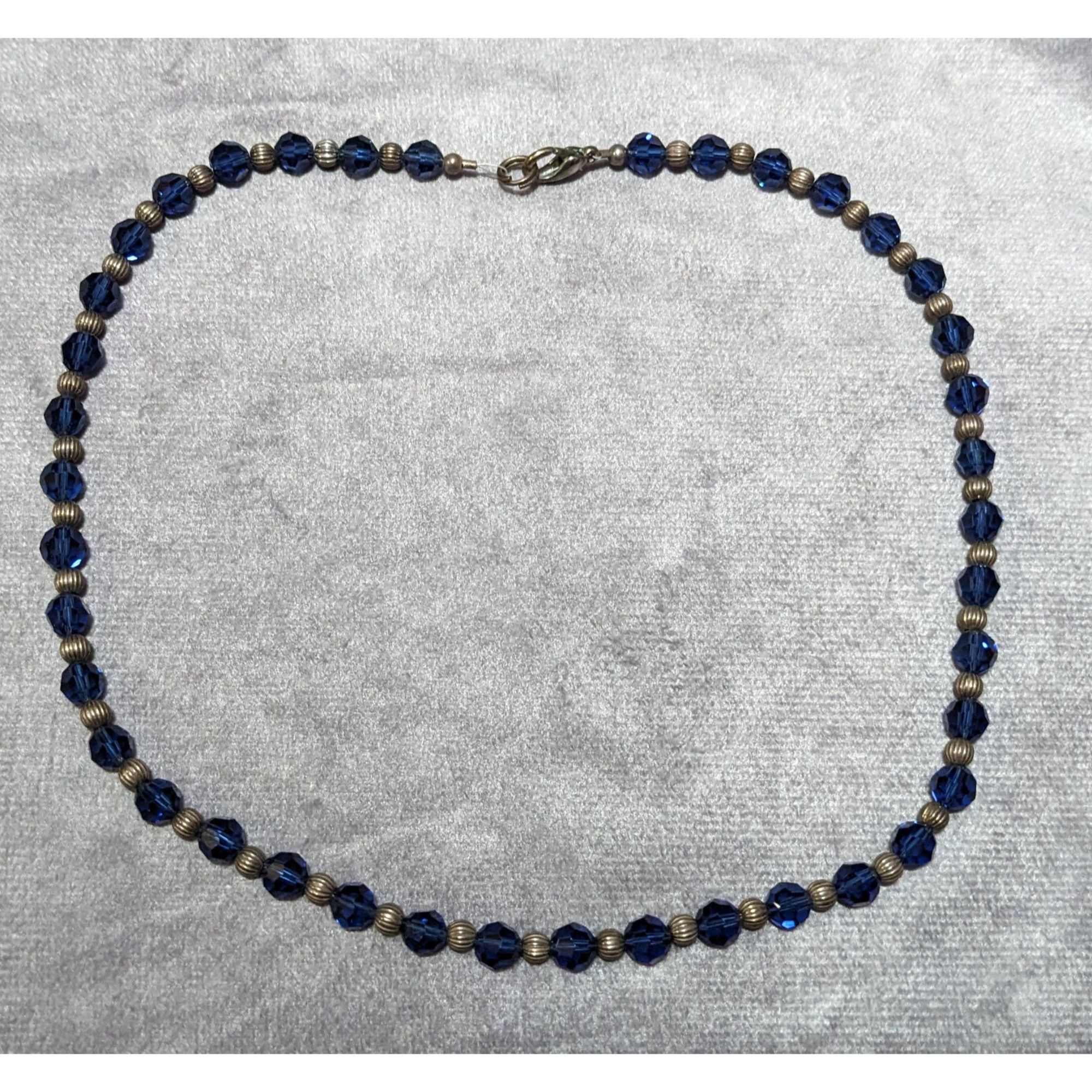 Other Casual Silver Tone And Blue Beaded Necklace Size ONE SIZE - 11 Thumbnail
