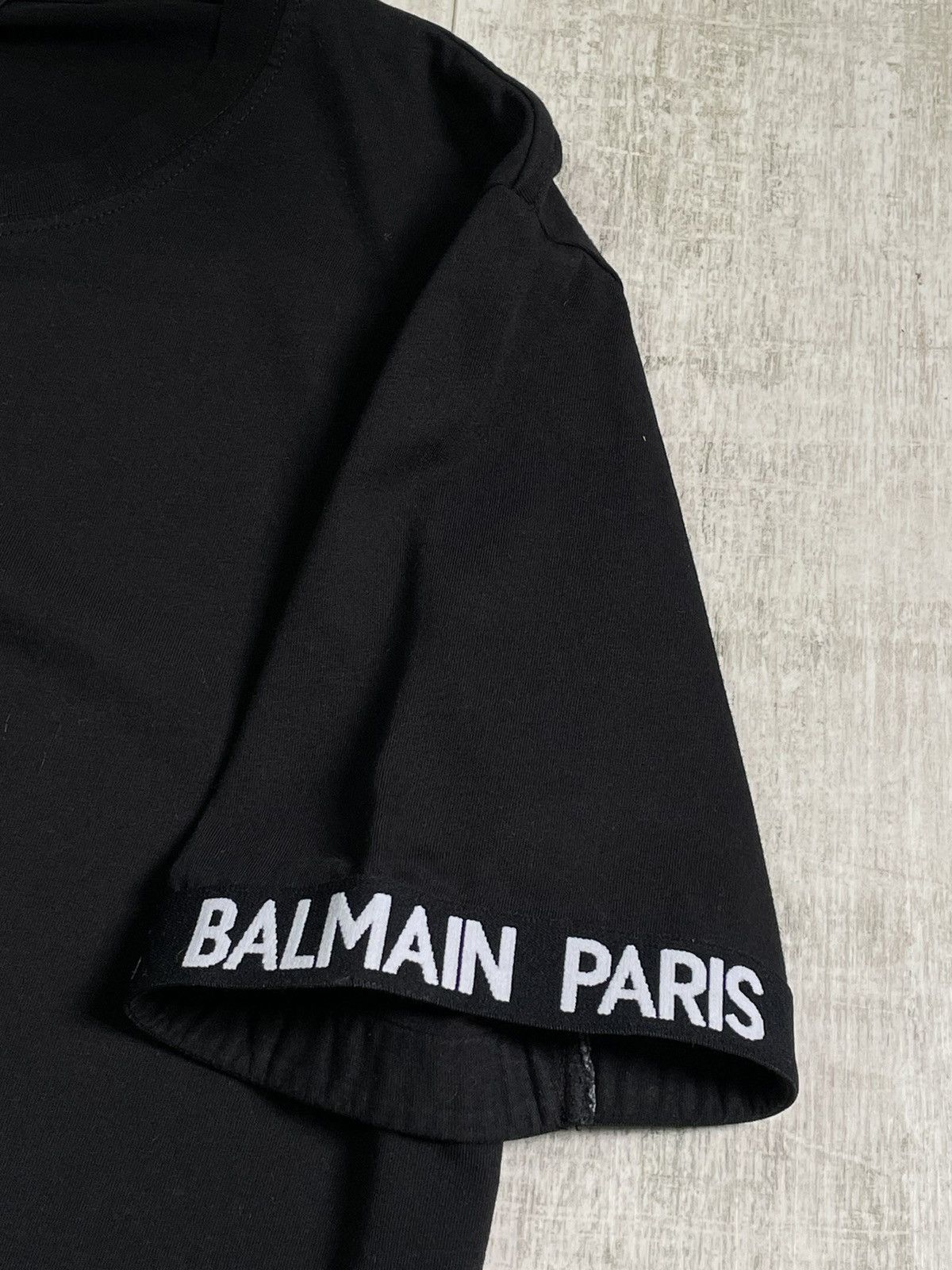 Balmain Balmain 1182J003 Black T-Shirt Size US L / EU 52-54 / 3 - 3 Thumbnail