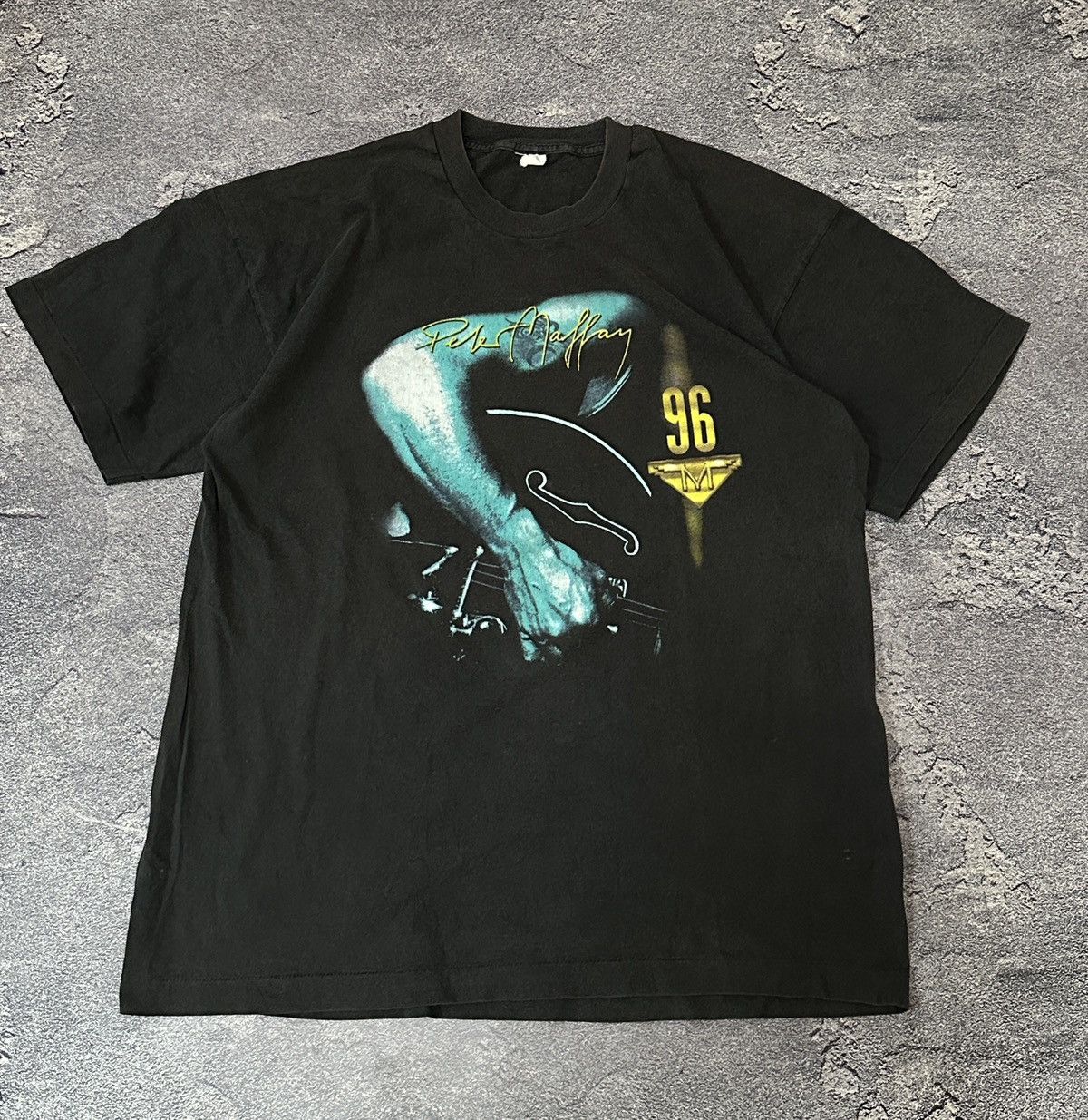 Band Tees 1996 Peter Maffay Faded Tour Single Stitch T-Shirt Size US L / EU 52-54 / 3 - 1 Thumbnail