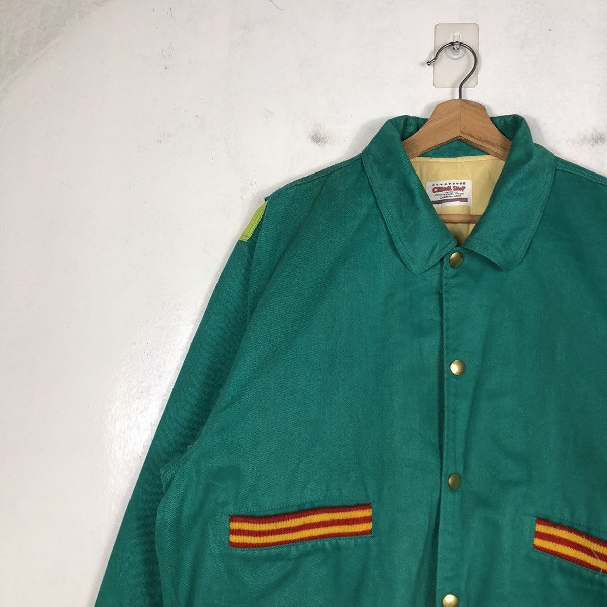 Japanese Brand 📌VINTAGE BOMBER JACKET JIRO JIRO BIG LOGO SPELL OUT Size US L / EU 52-54 / 3 - 9 Thumbnail