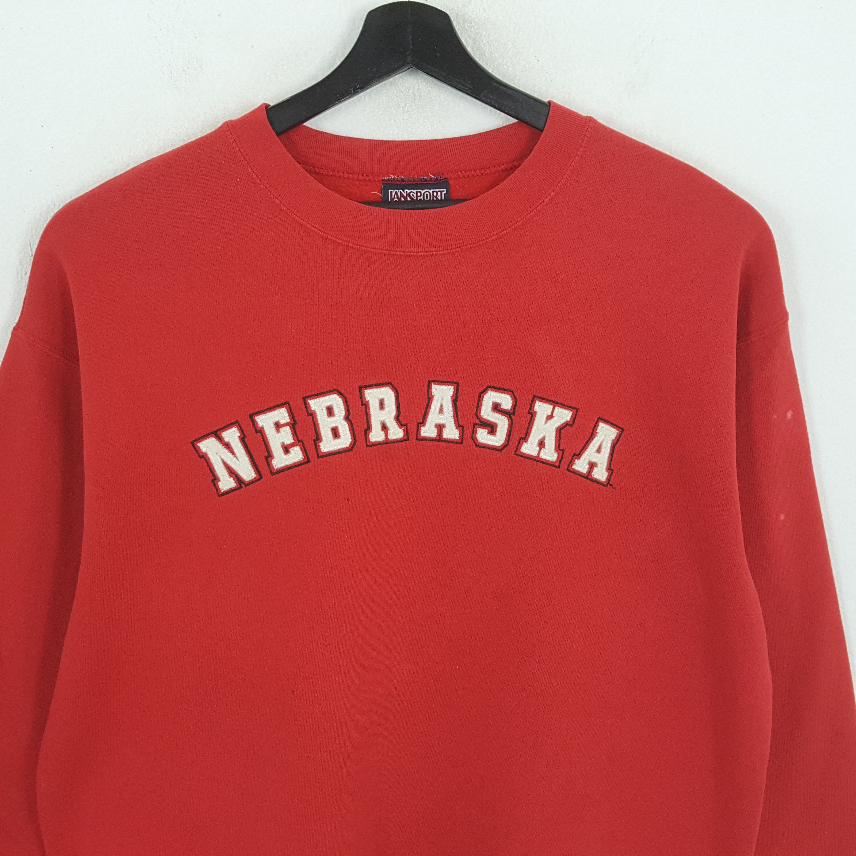 Jansport × Vintage NEBRASKA Streetwear Style Jansport Sweatshirt Size US L / EU 52-54 / 3 - 2 Thumbnail