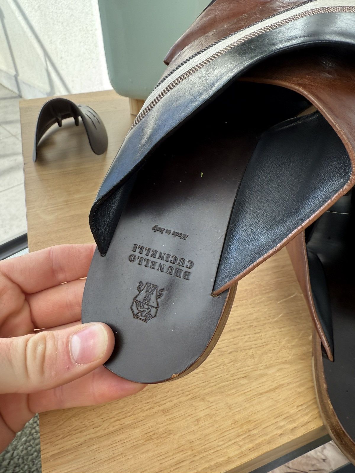 Brunello Cucinelli Brunello Cucinelli suede slides Size US 8 / IT 38 - 6 Thumbnail