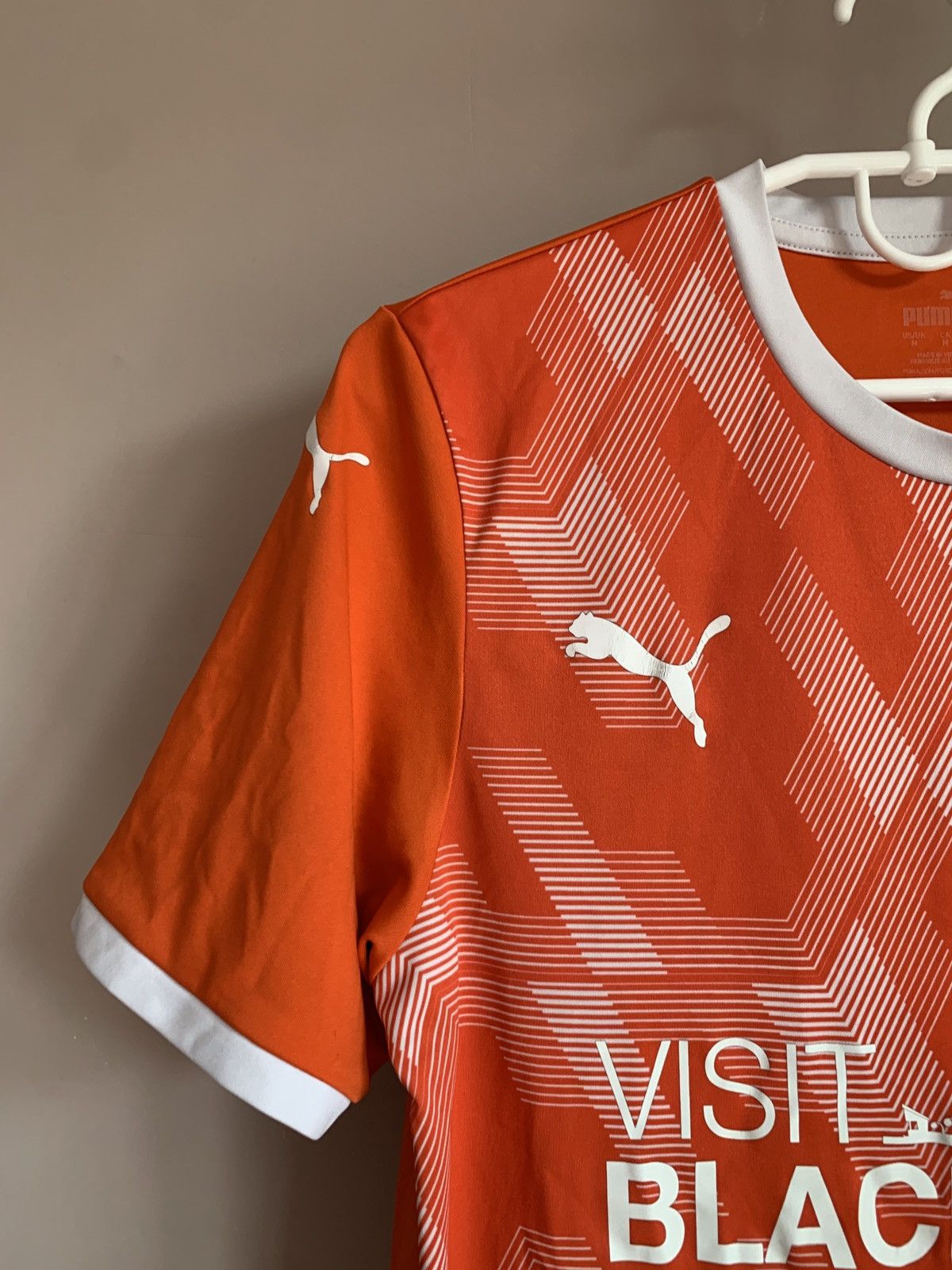 Puma Blackpool Home Football Shirt Puma Soccer Jersey Size M Size US M / EU 48-50 / 2 - 3 Thumbnail