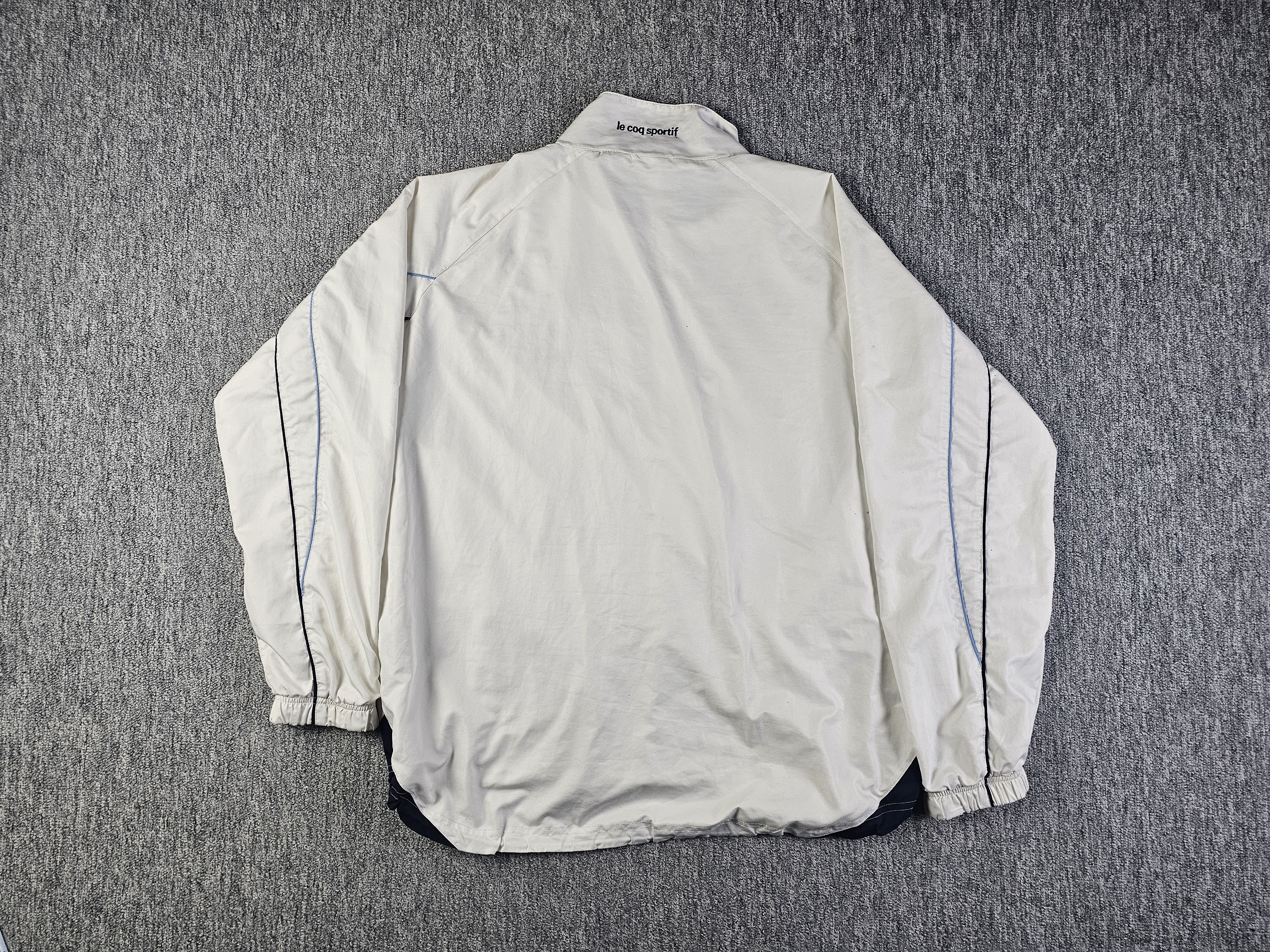 Le Coq Sportif Le Coq Sportif Vintage 90s White Mesh Lined Track Jacket LCS Size US L / EU 52-54 / 3 - 5 Thumbnail