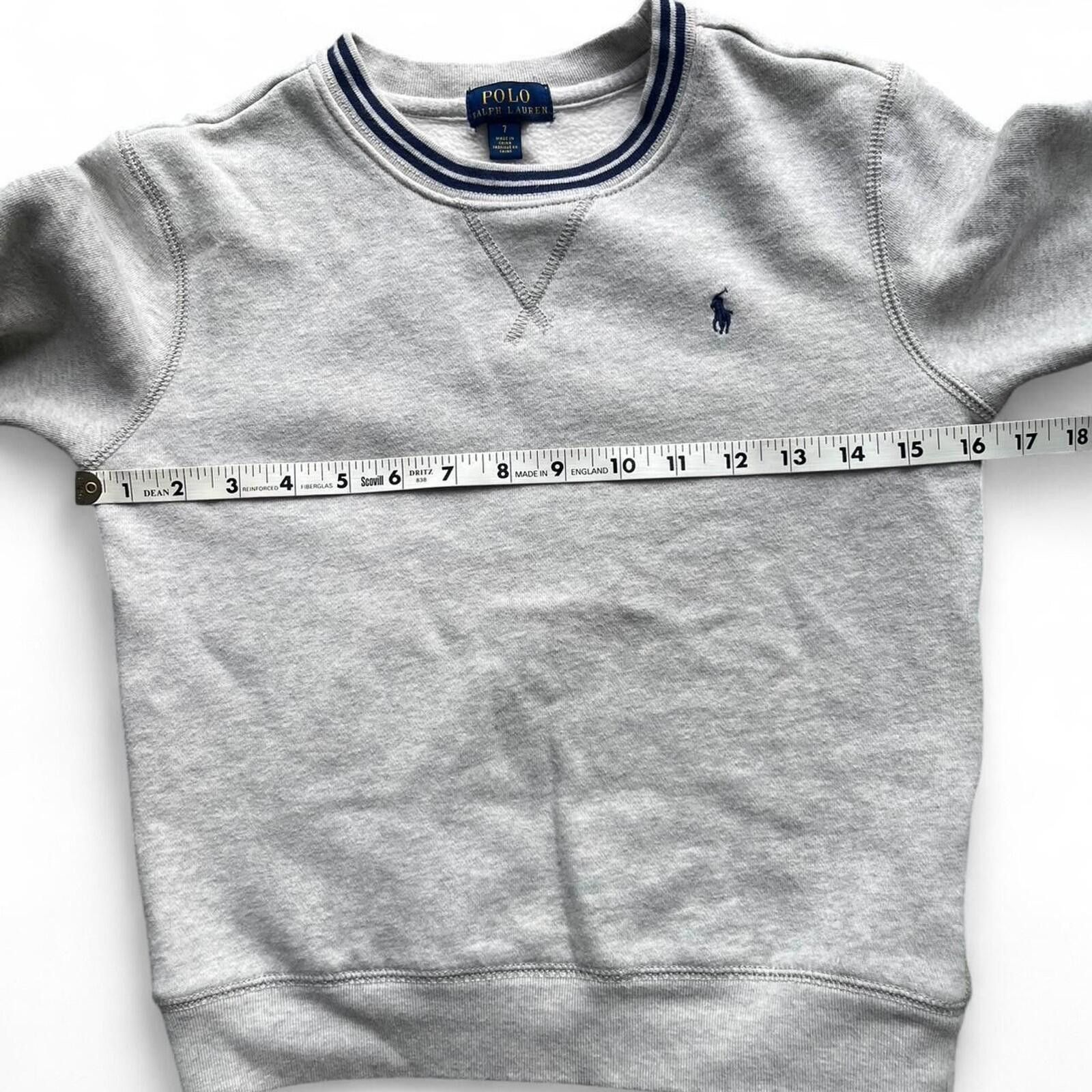 Other Polo Ralph Lauren Gray Crew Neck Pullover Sweatshirt Size 7 Size US M / EU 48-50 / 2 - 4 Thumbnail