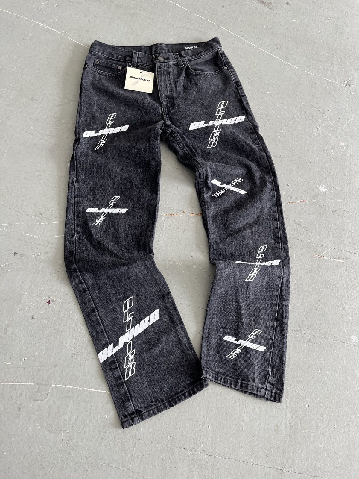 Other Olivier Rogers Logo Denim Jeans (unisex) Size US 31 - 1 Thumbnail