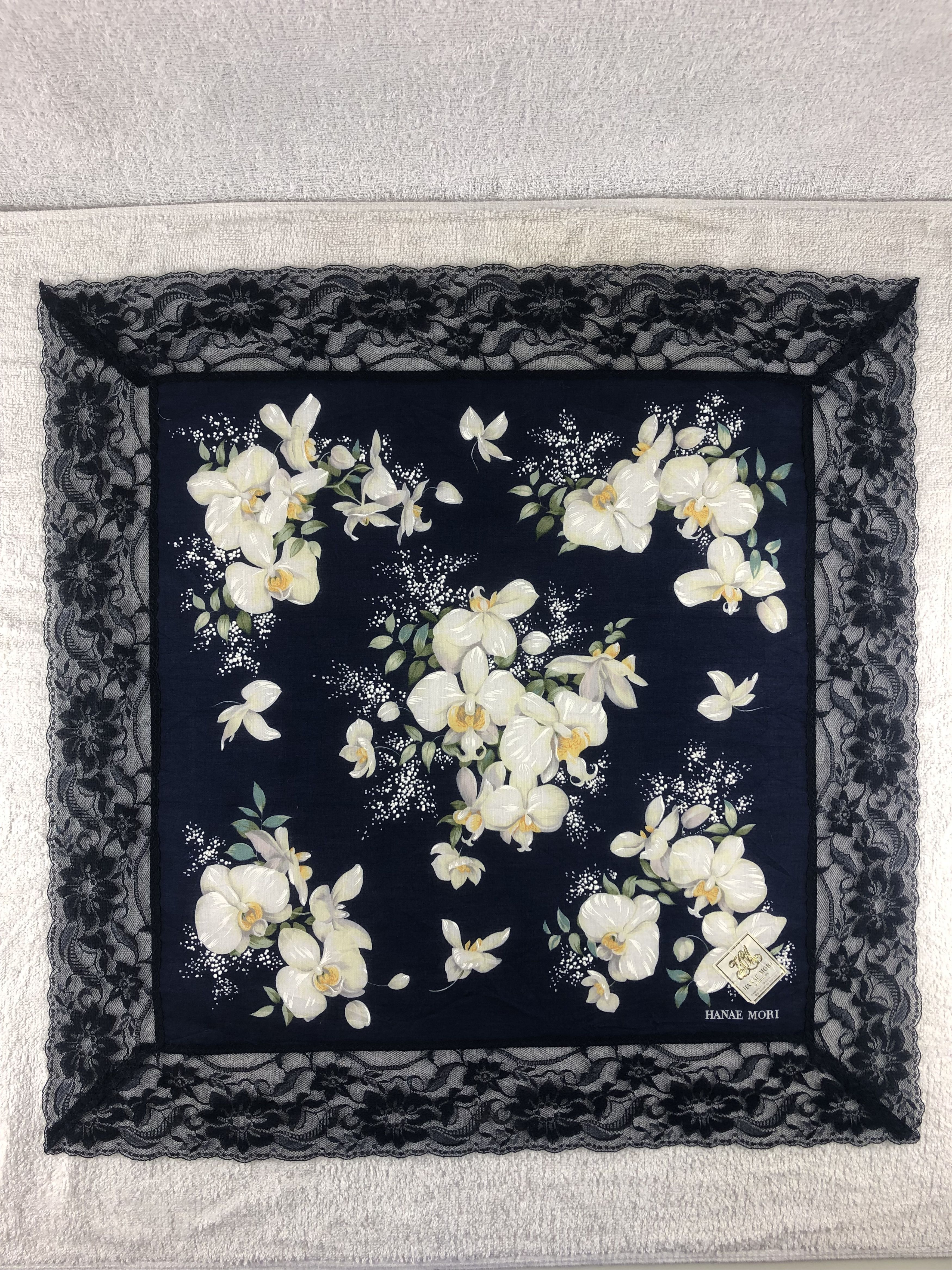 Hanae Mori × Japanese Brand × Vintage Hanae Mori Handkerchief / Bandana / Neckerchief Size ONE SIZE - 3 Thumbnail