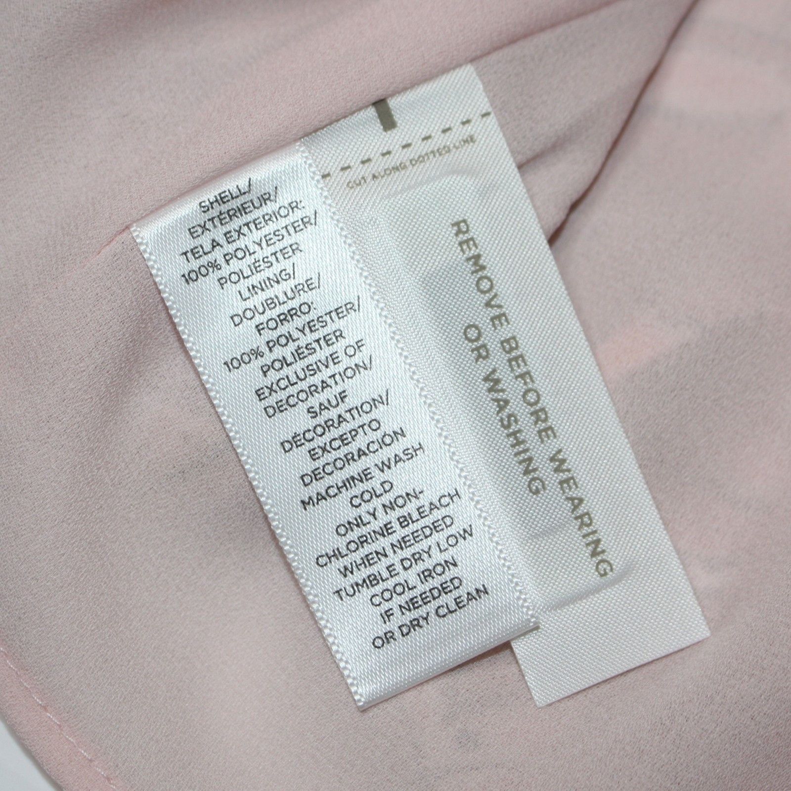 Loft Lacy Floral Flounce Dress in Light Pink NWOT $89.50 Size M / US 6-8 / IT 42-44 - 13 Thumbnail