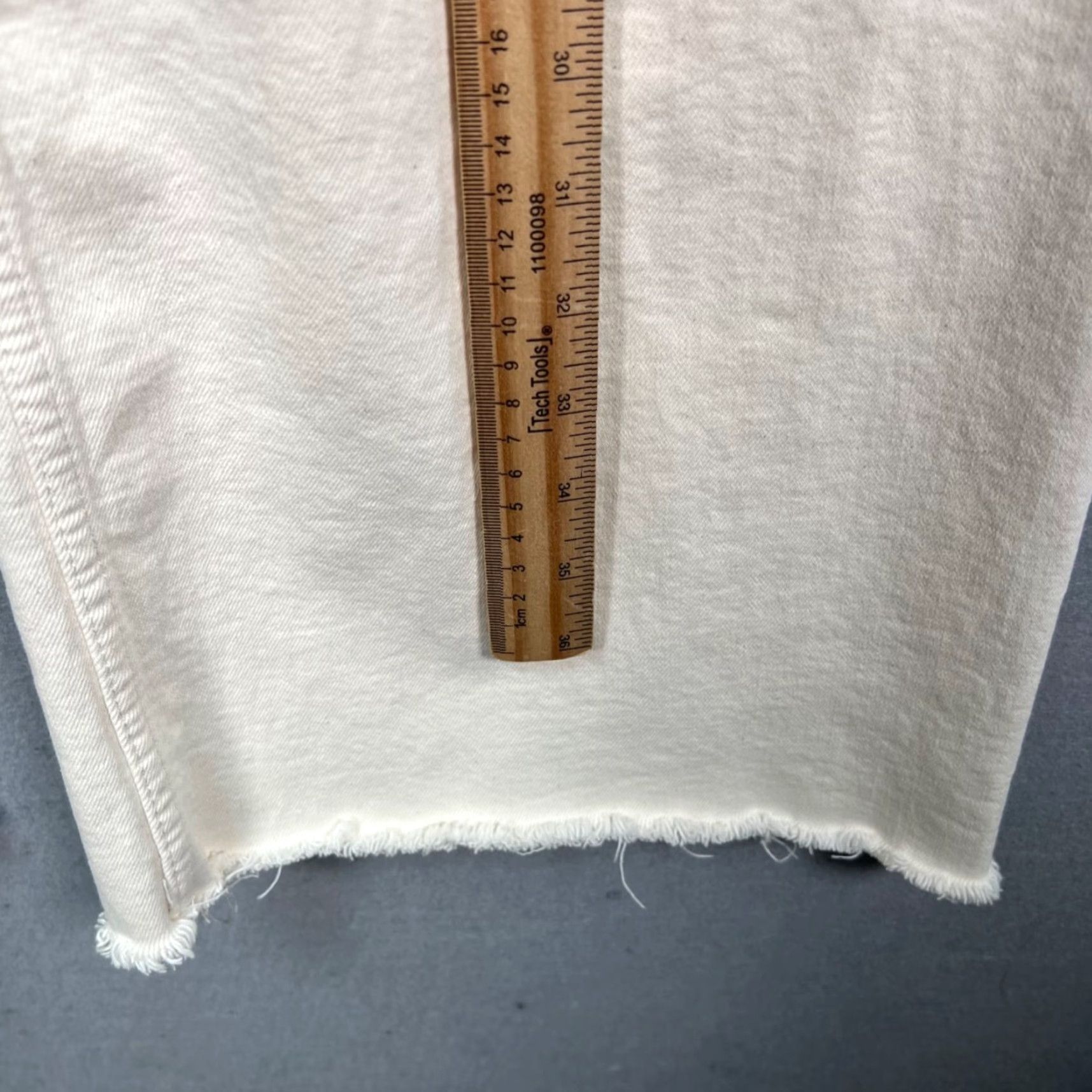Zara Zara Womens Pants Size 6 White Wide-Leg Cotton Blend Inseam 27" Vintage: No, Regular Rise High Flat Front casual Shoes? Size 28" / US 6 / IT 42 - 5 Thumbnail