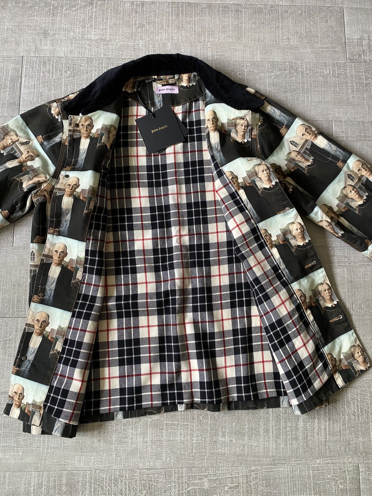 Palm Angels Palm Angels American Gothic Work Jacket Size 40R - 8 Thumbnail