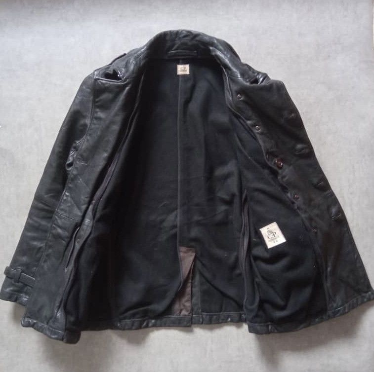 C.P. Company C.P Company Aw09 leather utility jacket Mille miglia Size US L / EU 52-54 / 3 - 2 Thumbnail