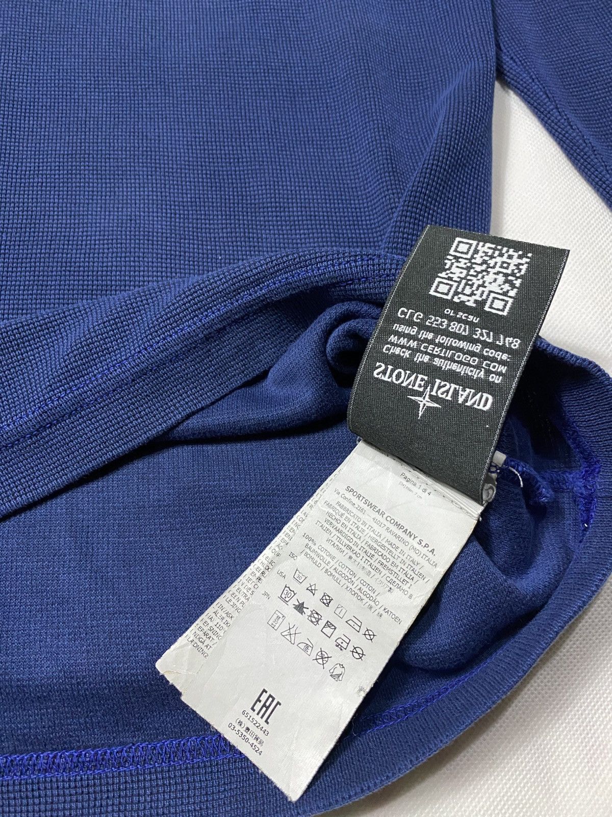 Stone Island STONE ISLAND LONGSLEEVE GARMENT DYED POLO SHIRT Size US L / EU 52-54 / 3 - 8 Thumbnail