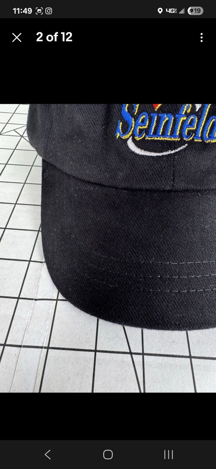 Other Vintage Seinfeld Hat Size ONE SIZE - 2 Thumbnail