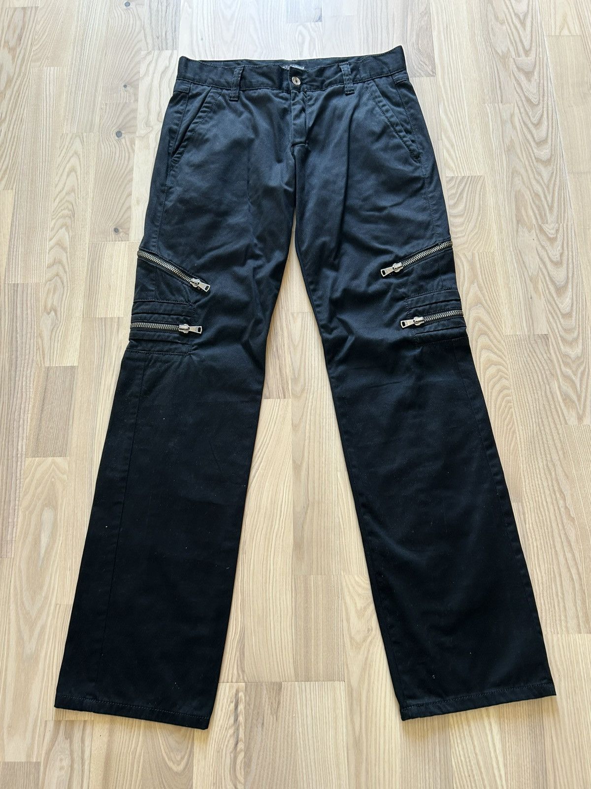 Dolce & Gabbana Dolce & Gabbana Archive Zipper Bondage Cargo Trousers Size US 33 - 1 Thumbnail