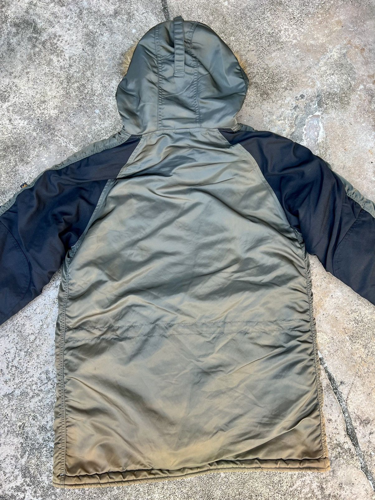 Alpha Industries × Vintage VINTAGE ALPHA INDUSTRIES N3B FAUX FUR HOODIE JACKET Size US L / EU 52-54 / 3 - 21 Thumbnail
