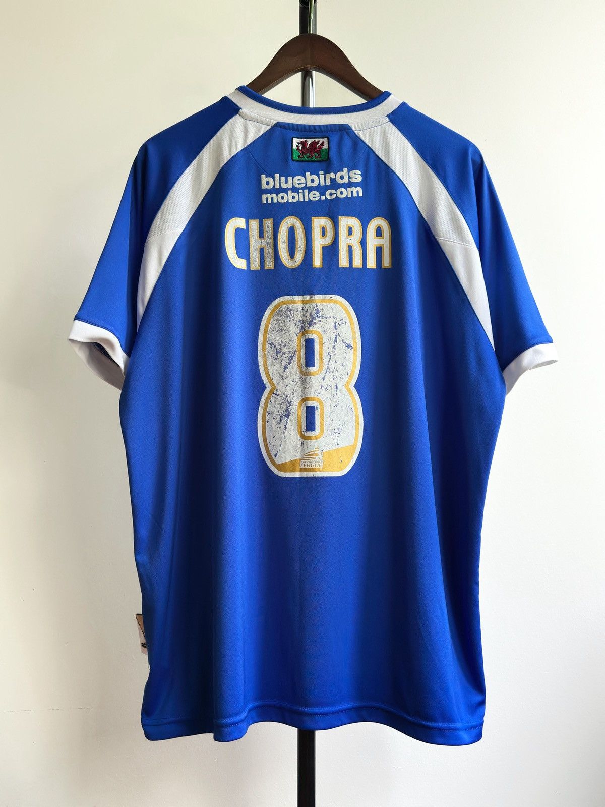 Joma Vintage Chopra #8 Cardiff City FC 2006/07 Soccer Jersey Joma Size US L / EU 52-54 / 3 - 2 Thumbnail