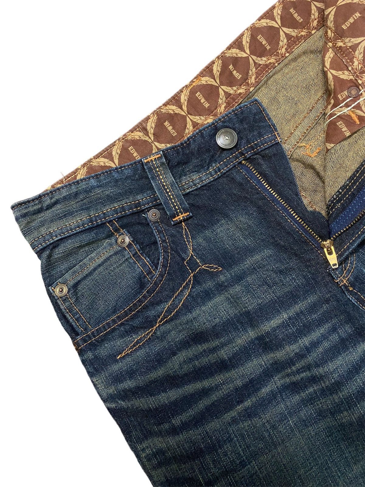 Kapital Flare Jeans Clawmark Edwin Japan Denim Boot Cut Bell Bottom Size US 30 / EU 46 - 5 Thumbnail