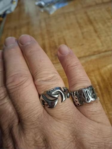 Jewelry Flame Ring Streetwear Jewelry Fashion Gift Size ONE SIZE - 7 Thumbnail