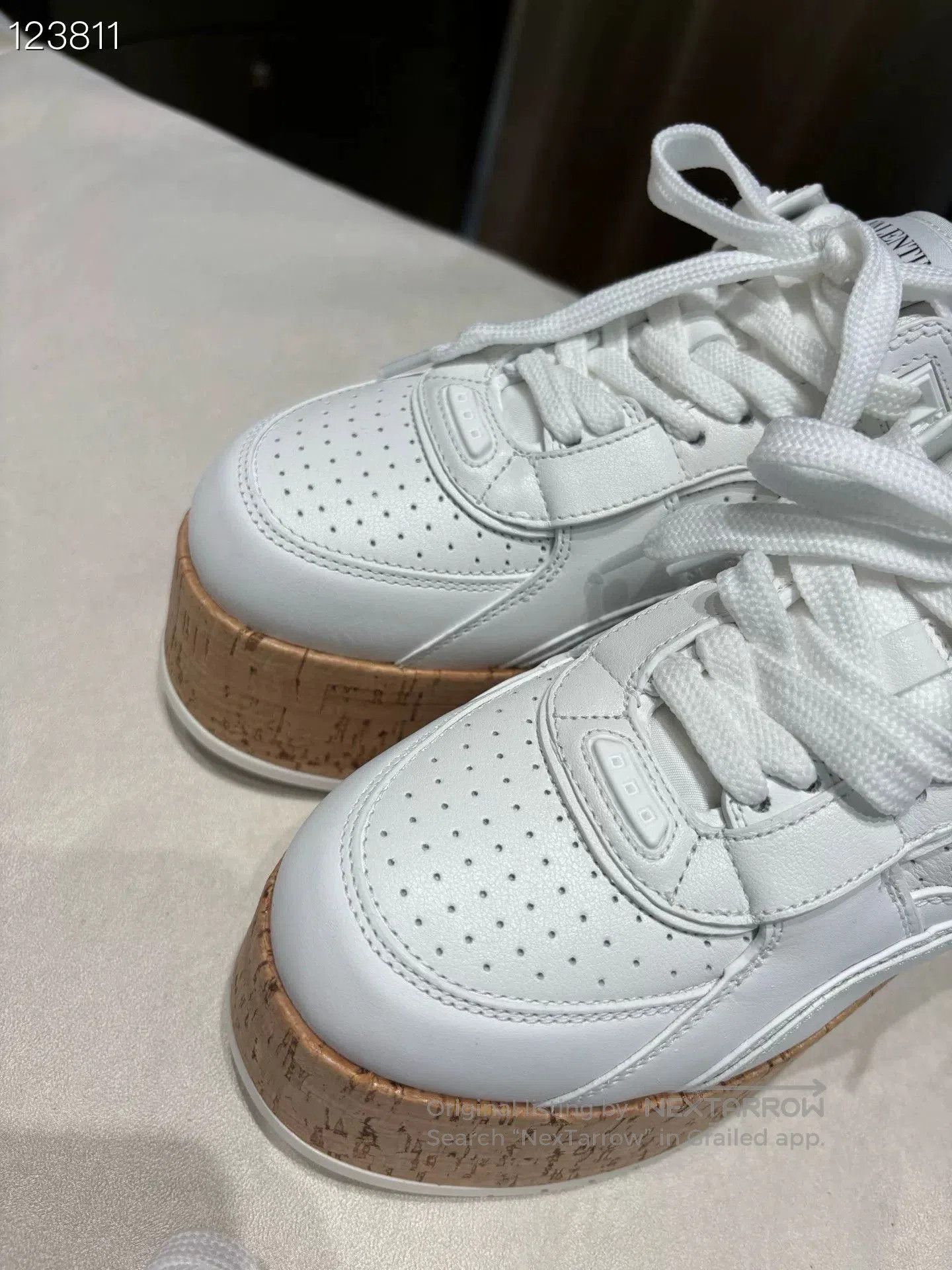 Valentino Valentino Platform White Sneakers Size 36. Size US 5 / IT 35 - 2 Thumbnail